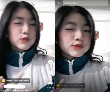 Em học sinh Lan Anh cùng bạn 