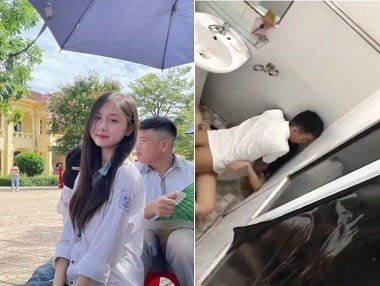 Em học sinh tung clip sex với kỹ năng BJ tuyệt vời cho bạn trai