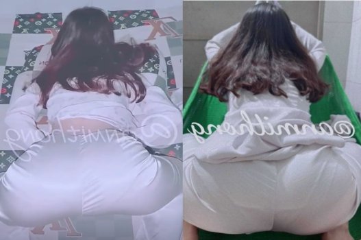 Em nữ sinh áo dài đang dâm đãng