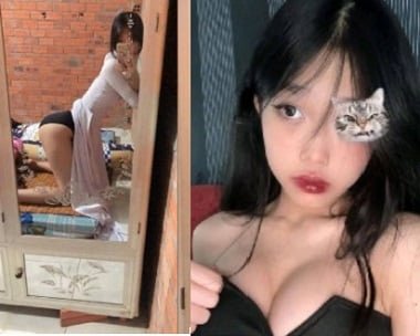 Nữ sinh đang tìm chỗ ăn mặc với người yêu