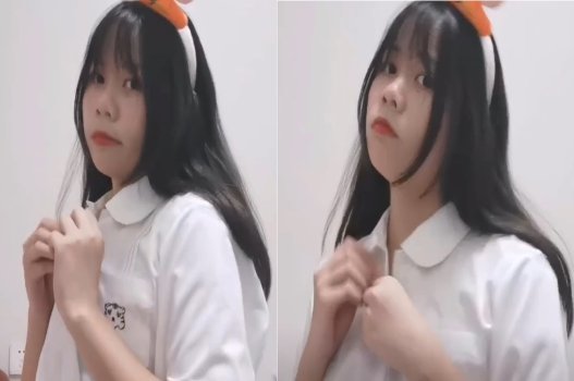 Cuộc bắt với học sinh nóng bỏng váy caro